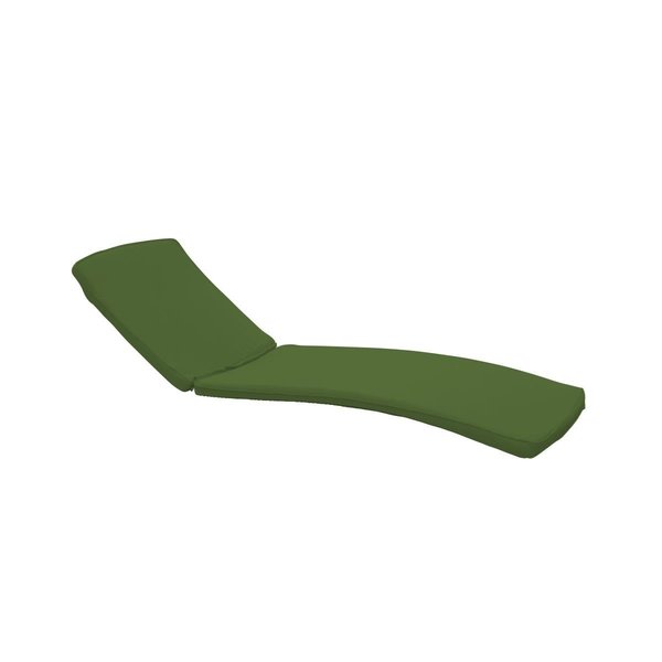 Jeco Chaise Lounger Cushion, Hunter Green CL1-FS034